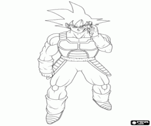 Colora Il padre di Goku, Bardock