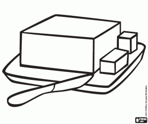 Colora Un panetto di burro