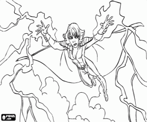 Colora La pantera nera, eroina di X-Men