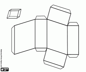 Colora Un parallelepipedo obliquo