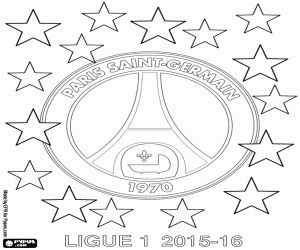 Colora Paris St Germain, campione del 2015-2016