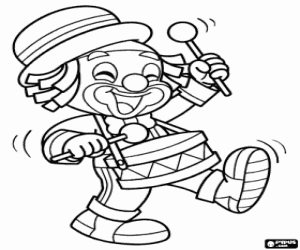 Colora Patatá con un tamburo