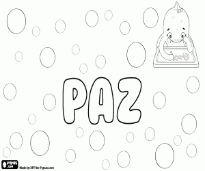 Colora Paz, nome in spagnolo