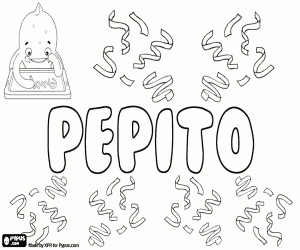 Colora Pepito, variante del Pepe