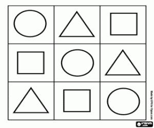 Colora Per giocare con le forme geometriche