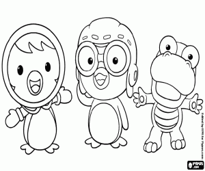 Colora Petty, Pororo e Crong