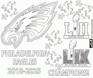 Colora Philadelphia Eagles, Super Bowl 2025