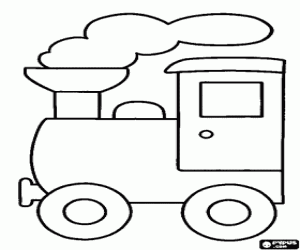 Colora Piccola locomotiva a vapore