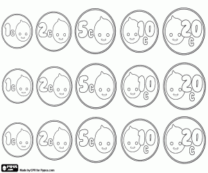 Colora Piccole monete, Banca di Pypus