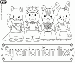 Colora Piccoli animali di Sylvanian Families