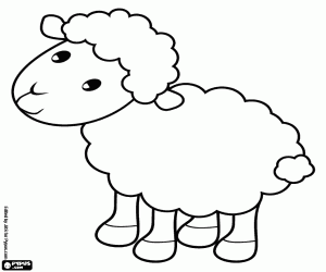 Colora Il piccolo agnello dei pastori