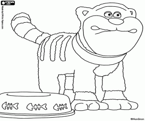 Colora Pidsley, il gatto dell'azienda agricola