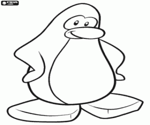 Colora Pinguino dal Club Penguin