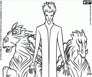 Colora Pitch e i cavalli, dettaglio