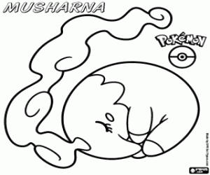 Colora Un Pokemon Musharna