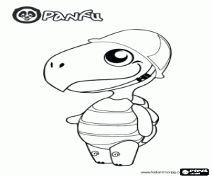 Colora Pokopet, una tartaruga Panfu
