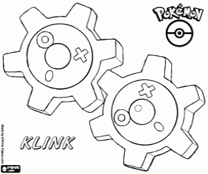 Colora Un Pokémon d'acciaio, Klink
