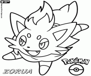 Colora Un Pokémon sinistro, Zorua