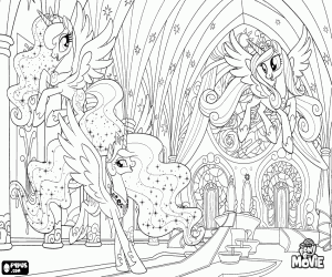 Colora Le principesse reali unicorni di Equestria