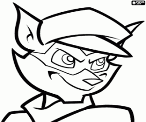 Colora Il procione Sly Cooper