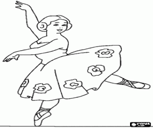 Colora Una professionista di danza