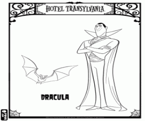 Colora Il proprietario dell'hotel è Dracula