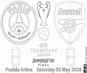Colora PSG vs Arsenal, finale 2025-2026