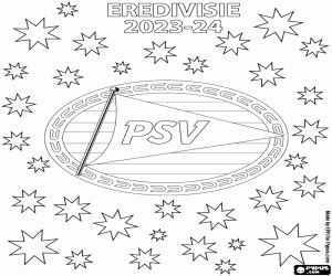 Colora PSV, campioni dell'Eredivisie 2023-2024