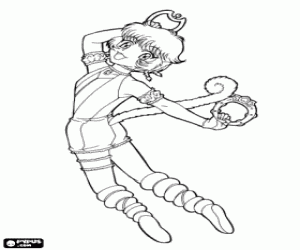 Colora Pudding, Mew Mew con coda di scimmia