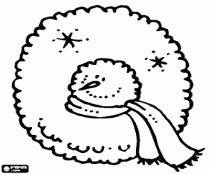 Colora Pupazzo di neve e la lettera Q