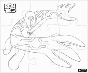 Colora Puzzle di Ben 10 Upgrade