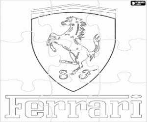 Colora Puzzle de Ferrari 