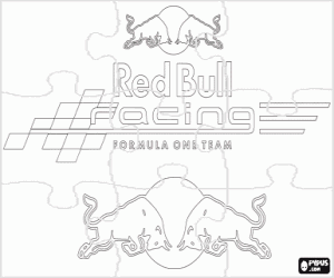 Colora Puzzle del logo Red Bull Racing