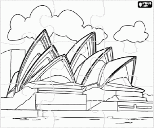 Colora Puzzle di Opera di Sydney