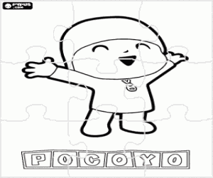 Colora Puzzle di Pocoyo