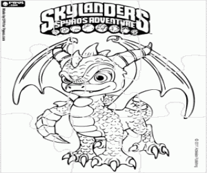 Colora Puzzle Spyro Skylanders