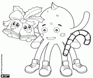 Colora Pypus con campane e una caramella