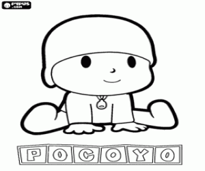 Colora Il ragazzino Pocoyo