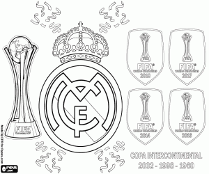 Colora Real Madrid, campione del mondo 2018