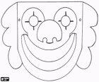 Maschera di Clown