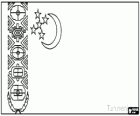 Bandiera dil Turkmenistan