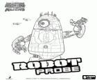 Robot Probe, il robot alieno con il logo del film