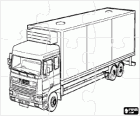 Puzzle di camion rimorchio