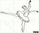 Puzzle di Balletto - Ballerina in azione