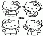 Inviti di compleanno con i disegni di Hello Kitty
