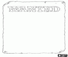 Wanted Poster o Ricercato per disegnare il volto che si desidera
