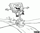 SpongeBob un monociclo, un veicolo di un unico ruote