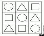 Gioca con cerchi, quadrati e triangoli