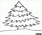 Puzzle di Abete - Rompicapo d'Albero di Natale