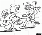 Puzzle di un gioco di basketball